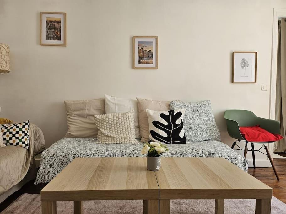 Charmant Nice Appartement 5 Personnes People Max Parigi Esterno foto